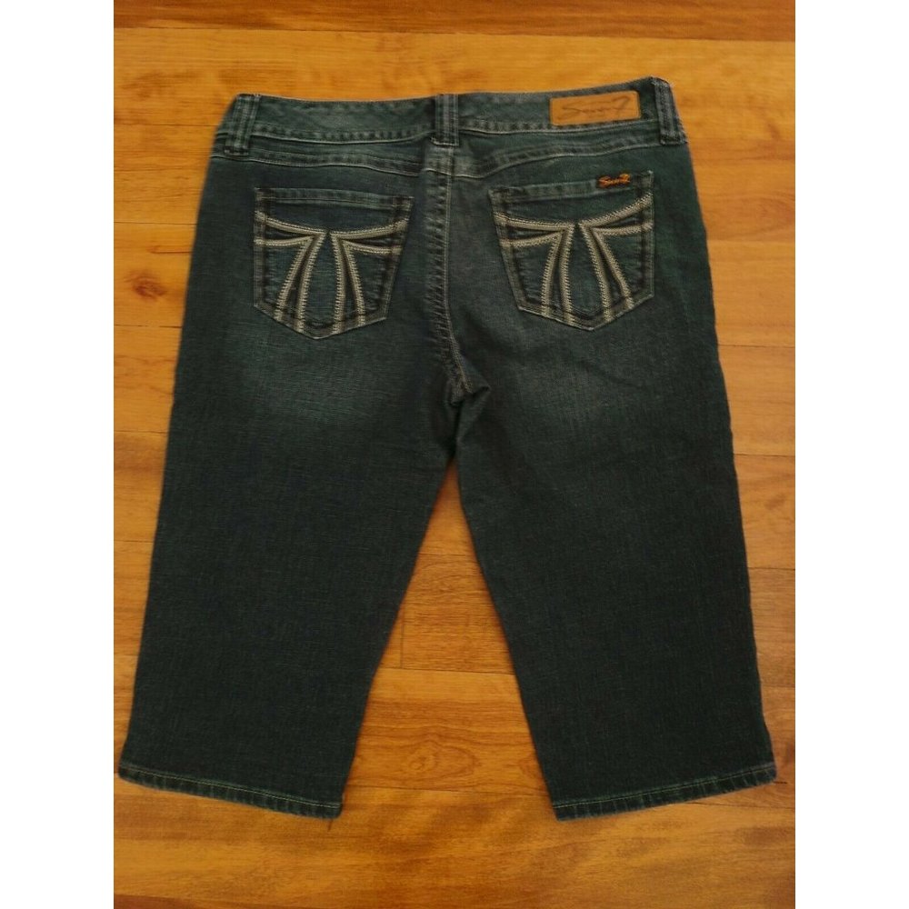 Womens SEVEN Capri Blue Jeans Size 10